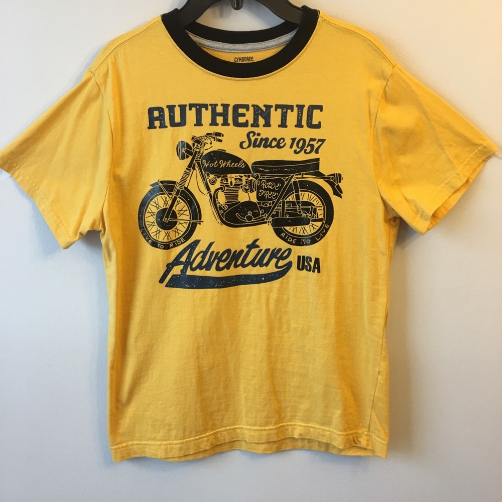 Gymboree Boys size 14 motorcycle shirt. EUC